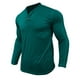 thumbnail image 1 of pstuiky manga larga de hombre, Suéter informal de moda para hombre, color liso, manga larga y cuello redondo. Tops de talla grande para hombre m, 1 of 6