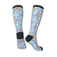 thumbnail image 4 of Haiem Gnome Pool Party Socks, Funny Novelty Crazy Design Cotton Socks Sports Socks Knee High Socks For Men, Women,1Pairs - Gift For Working Friends, 4 of 9