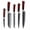 Brown, variant on Pechvin Premium 4-Piece Kitchen Knife Set, High-Carbon Stainless Steel, Ultra Sharp, Ergonomic Handle, Rust-Resistant