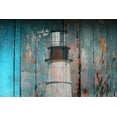 thumbnail image 2 of Phillip, Jamie 18x13 Black Ornate Wood Framed with Double Matting Museum Art Print Titled - Lighthouse, 2 of 4