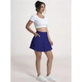 thumbnail image 5 of Women'S High Waisted Pleated Mini Skirt A-Line Tennis & School Skirt Navy Blue L, 5 of 9