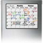 Dry Erase Monthly Calendar Large Magnetic Calendar, Undated Blank Yearly Planner For Refrigerator Office Family Kitchen Wall -Easy Scrubbing