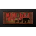 thumbnail image 2 of Reed, Tara 24x12 Black Modern Framed Museum Art Print Titled - Dont Feed Mama Bear I, 2 of 5