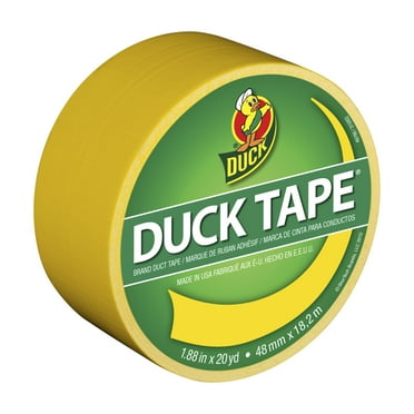 Color Duck Tape Brand Duct Tape, 1.88 in. x 20 yd., Yellow
