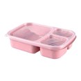 thumbnail image 2 of LINMOUA Adult Lunch Bento Box with 3 Compartments Reusable Plastic Divided Food Storage Container Boxes, 2 of 7