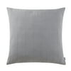 Gap Home 100% Organic Cotton Stitched Check Decorative Pillow Gray 22" x 22"