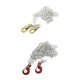 thumbnail image 1 of 2 cadenas de remolque de simulación de cadena RC para decoración 1:10 RC, 1 of 9