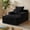 Black, variant on Oak and Birch Chaise Lounge Chair for Kids & Teens, Plush Velvet Corduroy Boneless Sofa, Compact Dorm & Apartment Chair, 33D Foam, Anti-Skid, Black