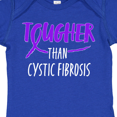 thumbnail image 4 of Inktastic Tougher Than Cystic Fibrosis Boys or Girls Baby Bodysuit, 4 of 5