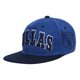 thumbnail image 1 of Gorra de béisbol City Caps Poliéster Snapbacks Dallas Azul negro, 1 of 2
