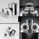 thumbnail image 3 of 4 Pcs Shower Door Wheels 23mm Shower Door Rollers For Both Flat Sliding Shower, 3 of 4
