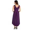 thumbnail image 5 of Maternity Sleeveless Fit N Flare High Low Dress, 5 of 5