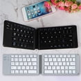 thumbnail image 2 of LOVEVERWholesale Clavier Bluetooth Pliable Portable Clavier Sans Fil BT pour PC Windows Tablette, 2 of 7