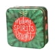 thumbnail image 4 of Lata de galletas navideñas, caja de dulces navideños, embalaje de regalo, lata de galletas, estuche para galletas ESPÍRITUS verdes, 4 of 9