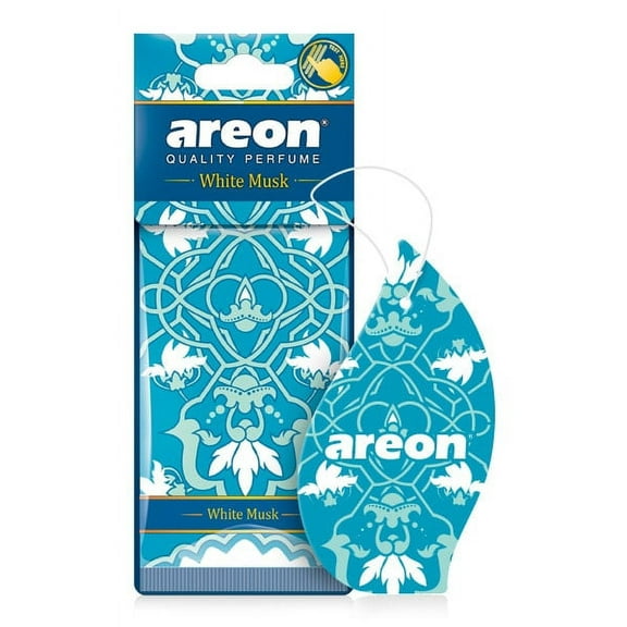 AREON Orient Car Air Freshener I Oriental Perfume Hanging 2D I White Musk Scent (Pack of 3)
