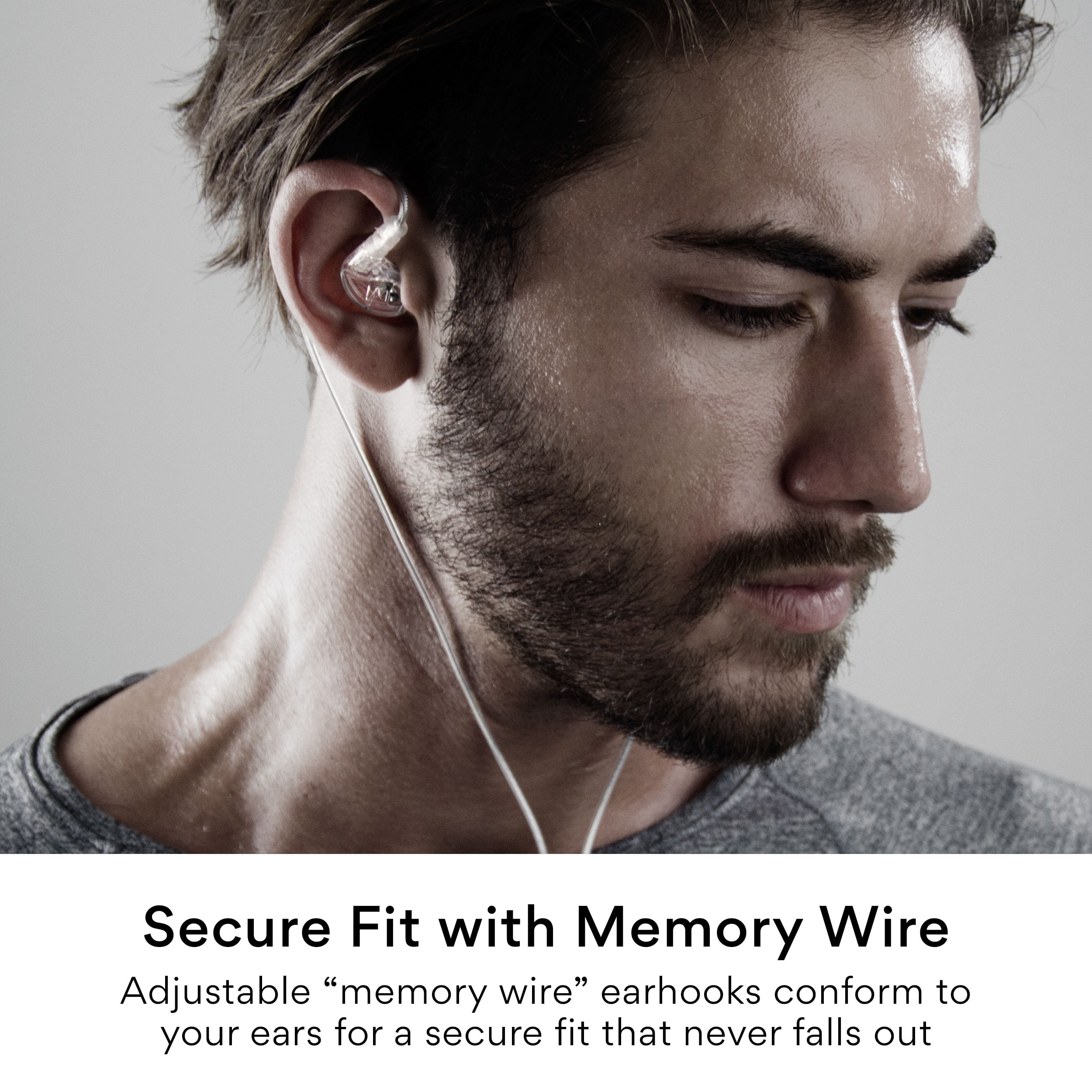 MEE audio M6 USB Type C Wired Headphones Earphones for Running/Sport; USB-C Headset with Mic & Remote