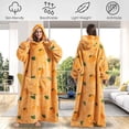 thumbnail image 3 of MesaSe Blanket Hoodie Sweatshirt with Pocket Lining Fluffy Oversized Blanket Hoodie Cute Print Wearable Hooded Blanket Cozy Warm Hoodie Sweater Blanket One Size Wearable Blanket Unisex Bl, 3 of 8