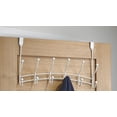 thumbnail image 4 of Richelieu T7260130 20-5/16" Wide 6 Hook Over The Door Metal Coat Rack - White, 4 of 4