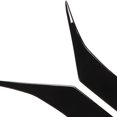 thumbnail image 4 of Set of 2 Gloss Black Soft Plastic Front Headlight Eyebrows for Mazda RX8 2004-2008, 4 of 4