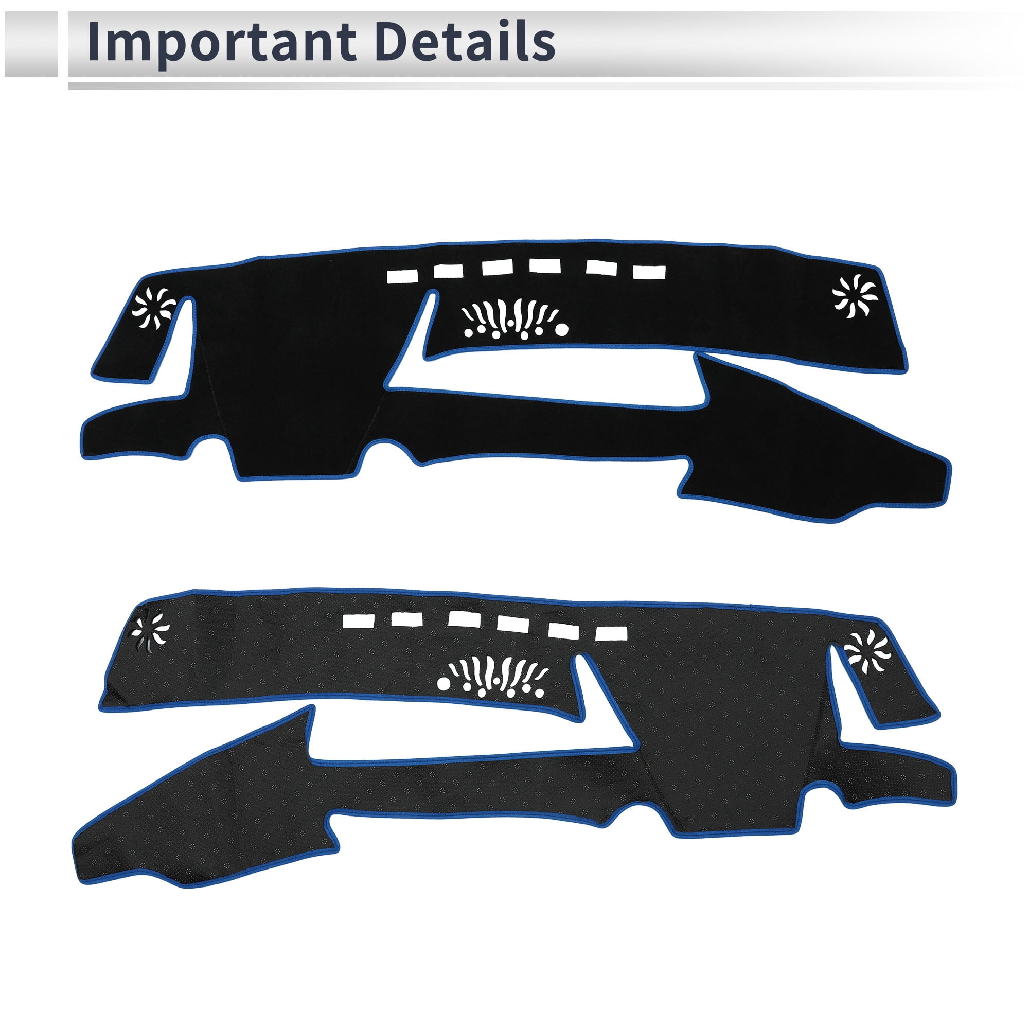 Unique Bargains Interior Dashboard Cover for Lexus ES 300h 2021-2023 Non-Slip Dash Cover Mat Polyester Silicone