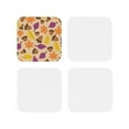thumbnail image 2 of Disketp Acorn Autumn Fall Leaf Leaves Funny Coasters,4 Pcs Leather Coasters With Holder, Perfect Housewarming Hostess Gifts,Protect Furniture From Water Marks Scratch, 2 of 9