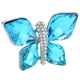 thumbnail image 2 of Broche Fiesta Mariposa Decoración Diamantes de Imitación Brillante Exquisito Broche Pin Joyería Regalo para Mujeres Niñas, 2 of 10