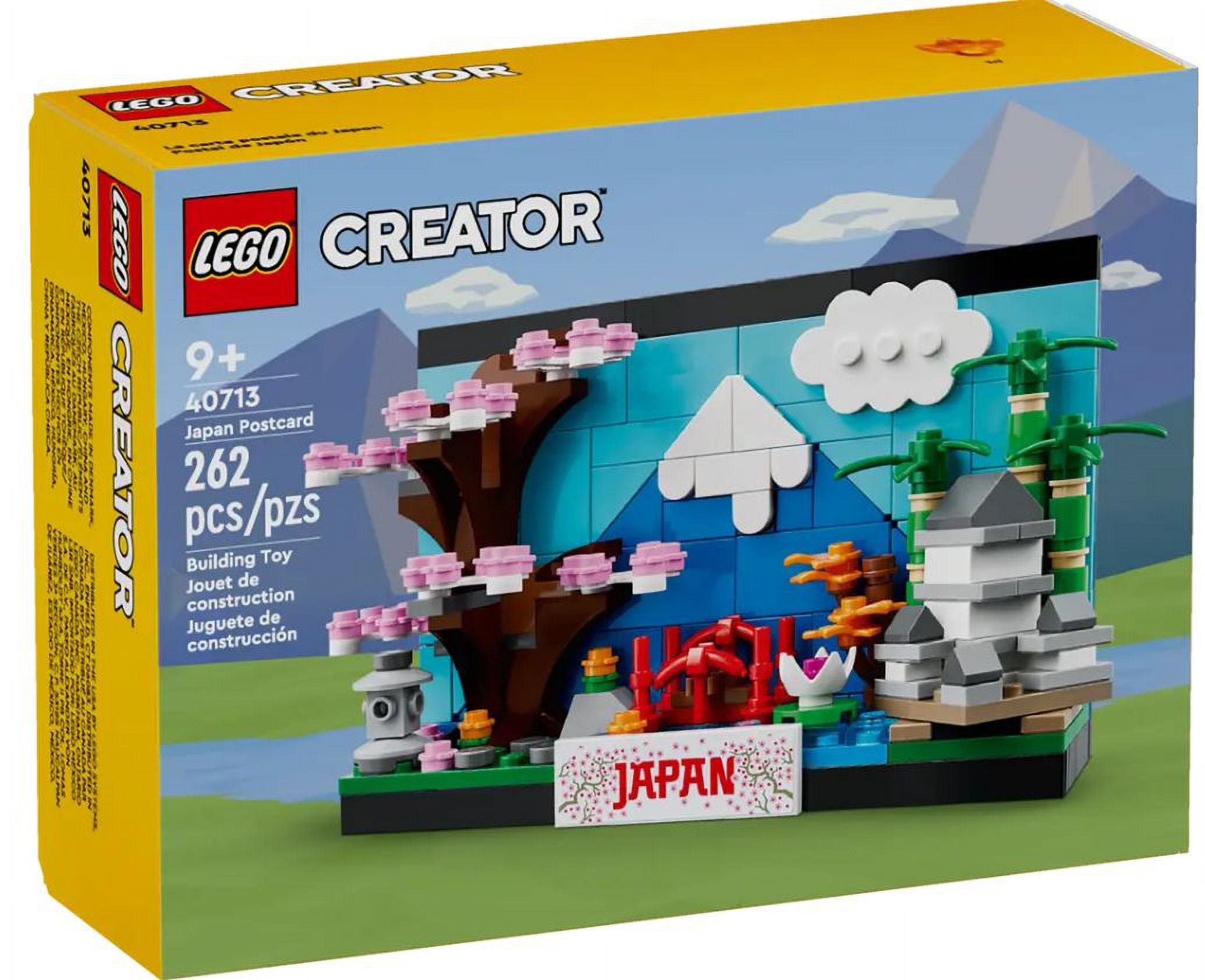 LEGO CREATOR 40713 Japan Postcard for Age 9+, 8.1 oz, 262 Piece