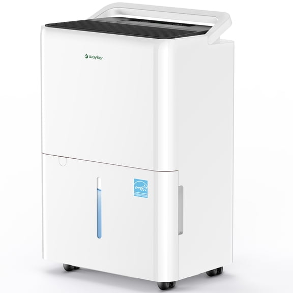 Waykar 30 Pint Dehumidifier for Home & Basements, (10 Pint DOE) Up to 2000 Sq. Ft, Energy Star, Continuous Drain Hose