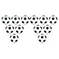 thumbnail image 1 of maskred 6Pcs Table Soccer Balls Supple Official Classical Decompression Diameter 28mm Mini Footballs Strong Black Desktop Toys 2Set, 1 of 5