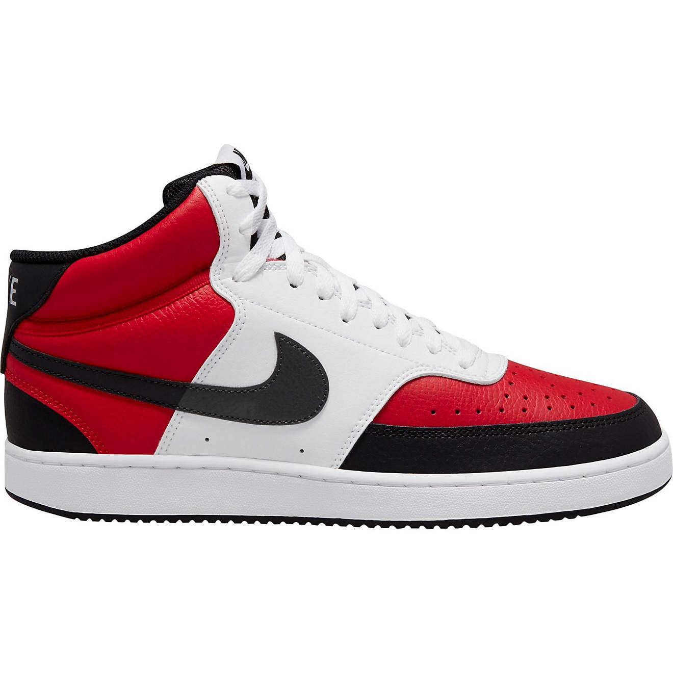nike mens shoes black and red