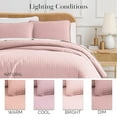thumbnail image 3 of Southshore Fine Living, Inc. Queen Quilt Set, Full Size Bed Set with 2 Pillow Shams, Pastel Pink, 3 of 9