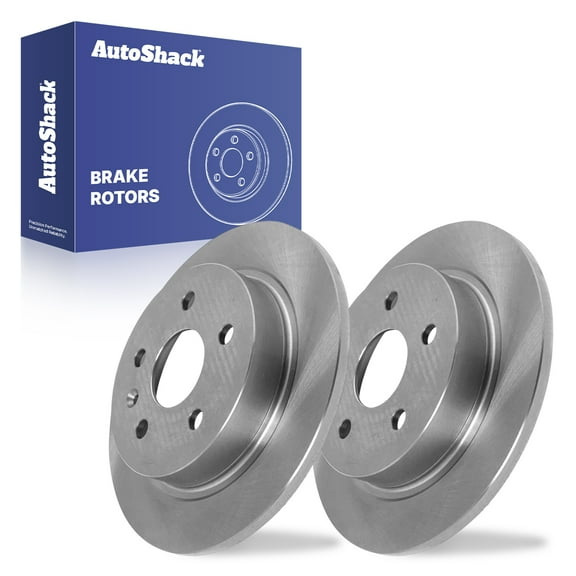 AutoShack Rear Solid Brake Rotors 2-PC Set Replacement for 2013-2015 Chevrolet Malibu 2012-2016 Buick LaCrosse 2011-2017 Buick Regal 2016 Chevrolet Malibu Limited 11.5" (292 mm)