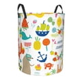 thumbnail image 2 of Gaeub Summer Animal Dirty Clothes Storage Basket, Toy Storage Bin for Storing Clothing, Diapers, Toys - Small, 2 of 8