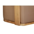 thumbnail image 4 of Crafters and Weavers Eclipse Outdoor Solid Teak Wood Revolving Chair in Brown, 4 of 5