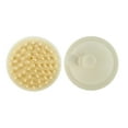 thumbnail image 4 of Unique Bargains 1 Pc Hair Brush Hat-shaped Scalp Scrubber Yellow, 4 of 6