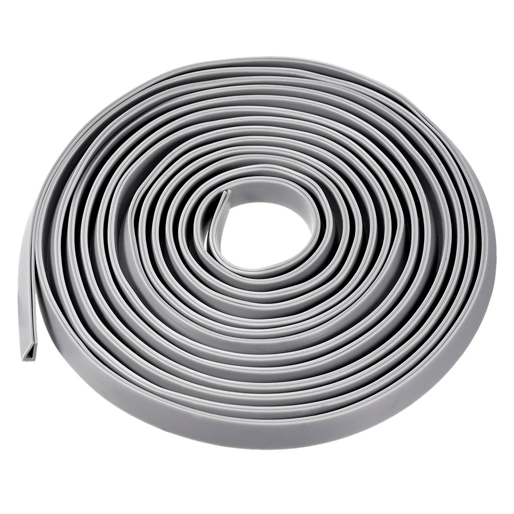 Edge Trim U Seal Extrusion, Silicone Gray U Channel Edge Protector Sheet Fits 5/645/32inch Edge