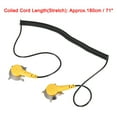thumbnail image 5 of Uxcell Anti-Static ESD Grounding Cable Coiled Cord, with Double Suction Cups 2pcs, 5 of 5