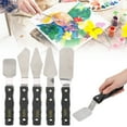thumbnail image 3 of Pinta de Cuchillo de Paleta de Espátula, Portátil Fácil Limpieza de Paletas de Múltiples Cuchillas de Paleta para Estudio para Galería para el Hogar para la Escuela, 3 of 7