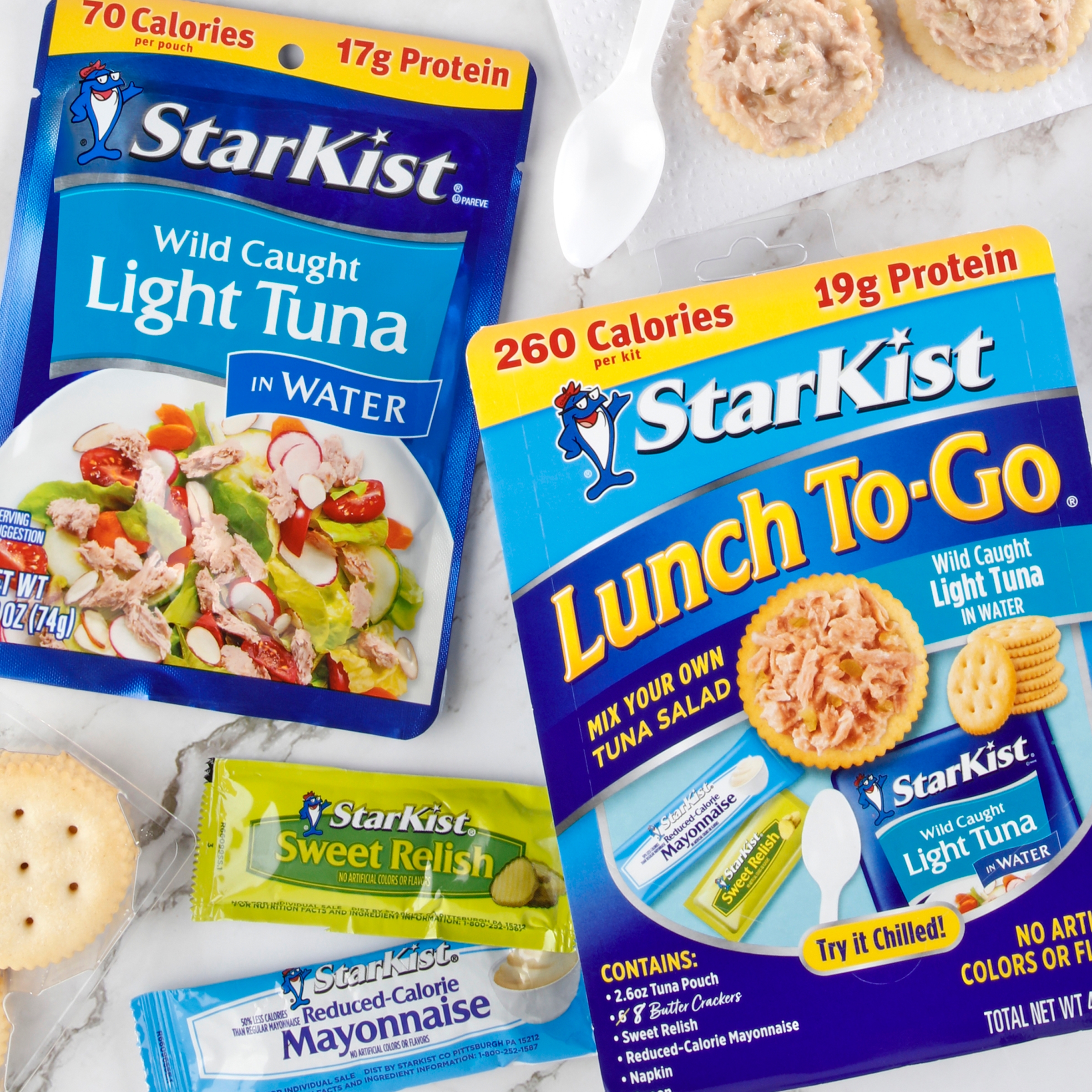 StarKist Lunch to-Go Chunk Light Tuna in Water, Mix Your Own Tuna Salad, 4.1 oz Box - image 2 of 6