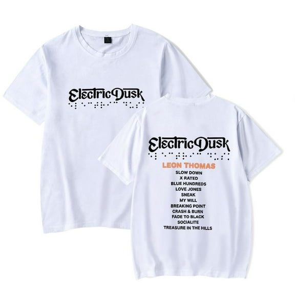 Leon Thomas Merch T-Shirt Women/Men Summer Tshirt Shortsleeve  Logo Tee