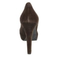 thumbnail image 4 of Daniela Fargion Brown Suede Platform Pump Heels-9.5 for Womens, 4 of 4