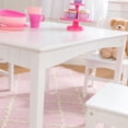 thumbnail image 3 of KidKraft Nantucket Table with Bench & 2 Chair Set - White, 3 of 8