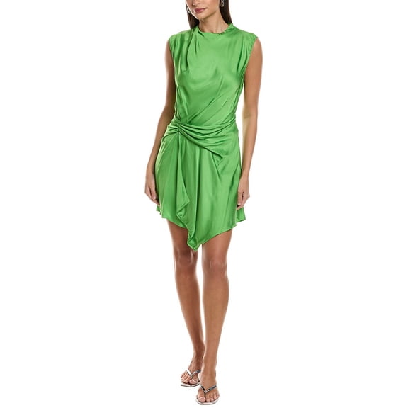 A.L.C. womens  Dion Mini Dress, 4, Green