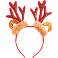 thumbnail image 1 of Diadema de Lentejuelas con Cuernos de Reno,Aro para el pelo con diadema para mujeres y niñas Vhermosa CPB-CJZ115-1, 1 of 5