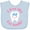 AE-Light Blue, variant on Inktastic I Got My 1st Tooth Girls Baby Bib
