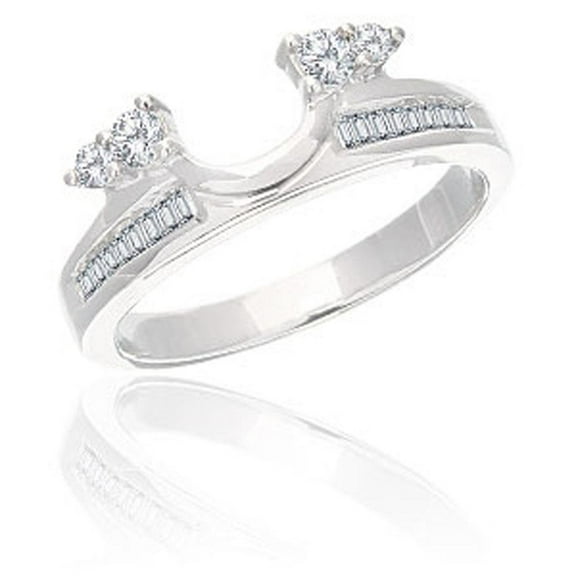 Diamond Wrap 14K White Gold 1/3 CTW
