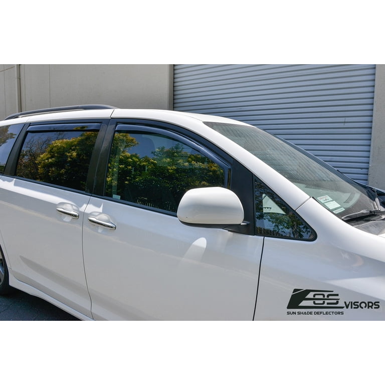 For 05-12 Nissan Pathfinder Vent Shade Guard Window Visors Deflector Smoke 4PC x
