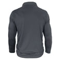 thumbnail image 3 of Defitshape Men's Long Sleeve Shirt Cotton Polo Shirt Fashion Spandex Casual Fall Pull On Button Winter Pocket Top Grey Medium, 3 of 5