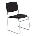 thumbnail image 1 of NPS 8600 Series 33" Modern Fabric Padded Signature Stack Chair in Ebony Black, 1 of 1