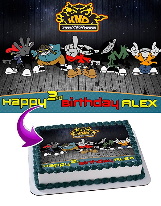 Codename Kids Next Door Knd Edible Image Cake Topper Personalized